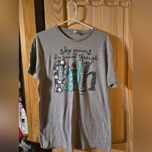 Grey women's LG t-shirt